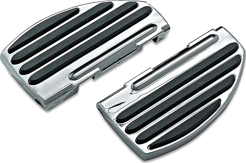 Kuryakyn 7906 - Controles de pie de motocicleta Tablas de pasajeros ISO para motocicletas Harley-Davidson 1986-2019, cromadas, 1 par