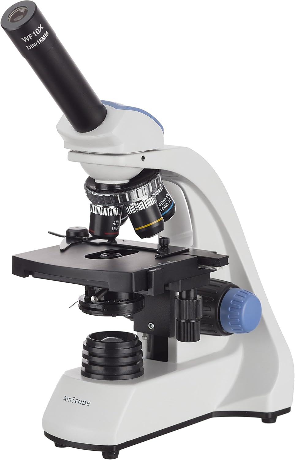 400x Microscope Leica DM300 Monocular Microscope, Mechanical Stage