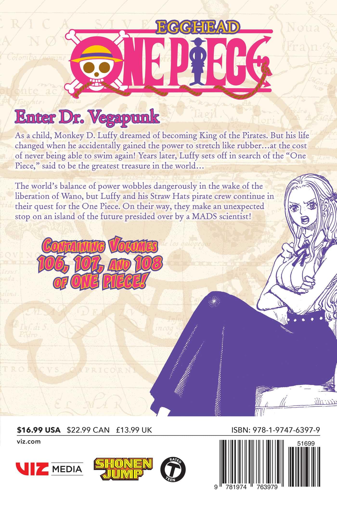 One Piece (Omnibus Edition), Vol. 36: Includes vols. 106, 107 & 108: Volume 36