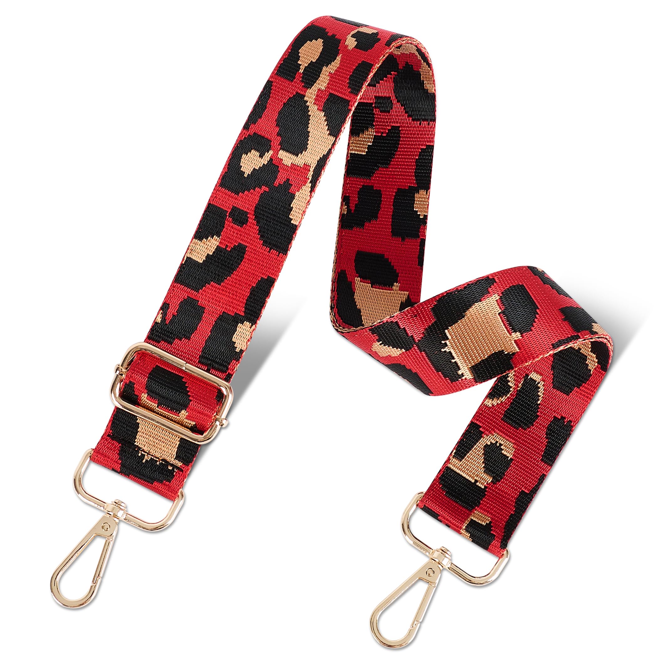 chushui Leopard Print Purse Strap for Women,Adjustable Crossbody Bag Strap