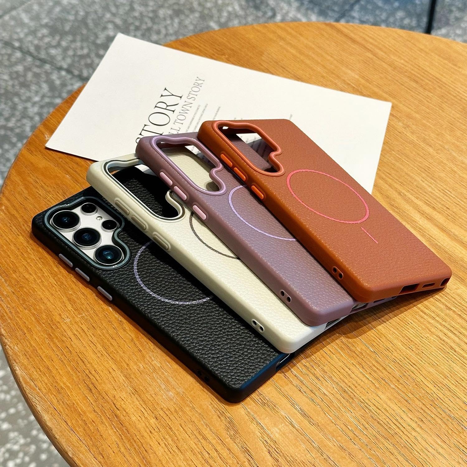 Callyue for Samsung Galaxy S25 Ultra Case White, [Compatible with Magsafe], Soft Non-Slip Shockproof Protective Bumper Cover for Samsung S25 Ultra - Image 6