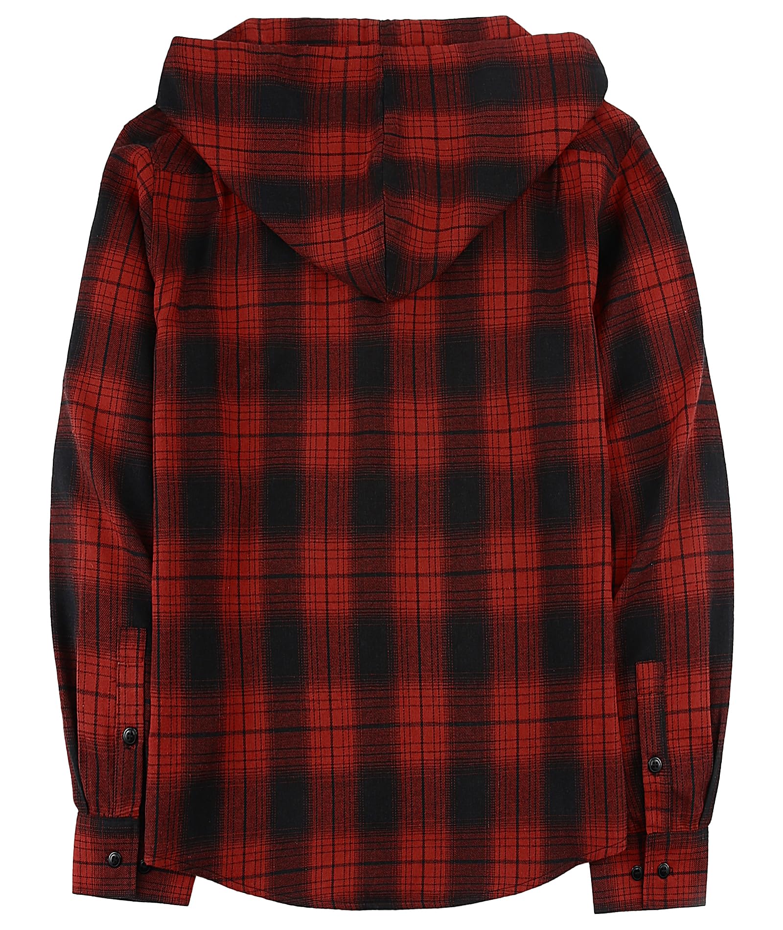 SwissWell Camicia Uomo Flanella Camicia Quadri con Cappuccio Uomo Manica Lunga Casual Felpe