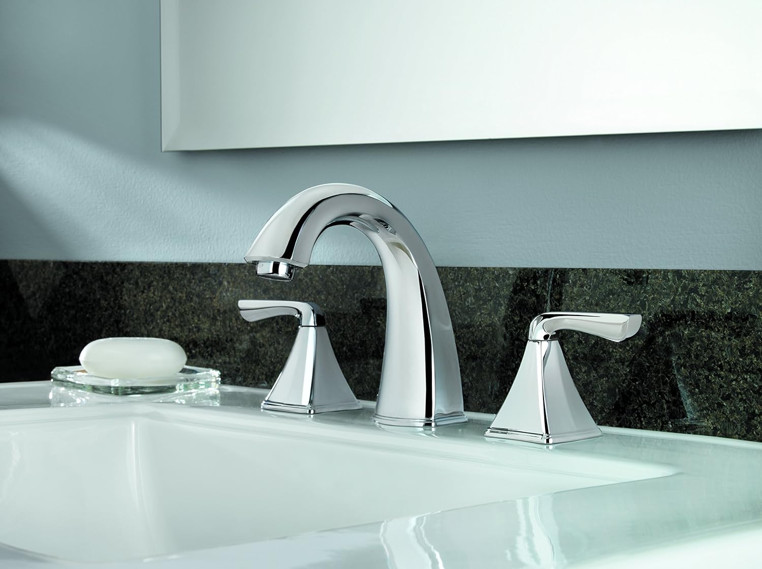 Pfister Selia Widespread Bathroom Faucet Polished Chrome LF-049-SLCC