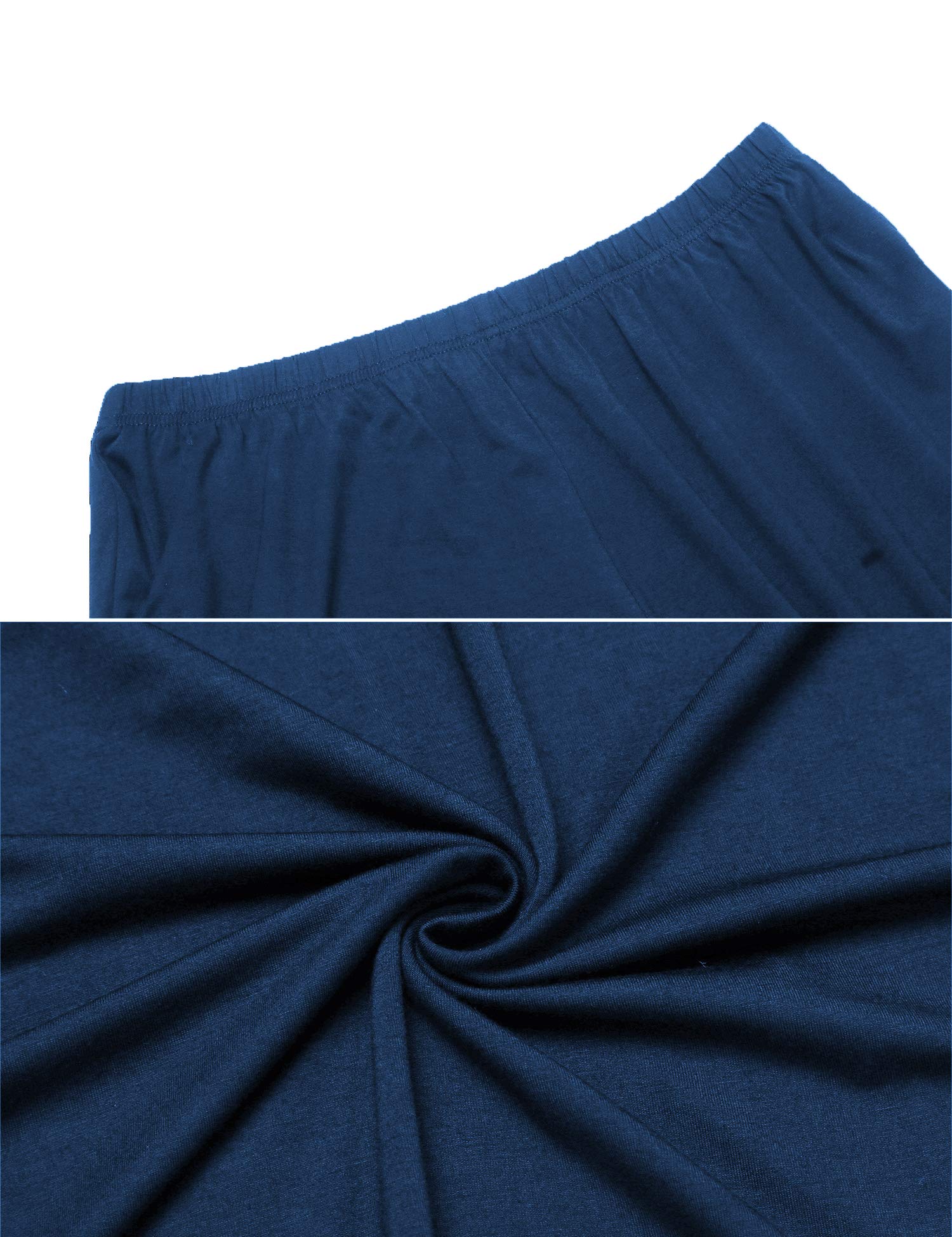 MAXMODA Pigiama Donna Pigiami Due Pezzi Maglietta Manica Lunga e Pantalone Lungo S-XXL