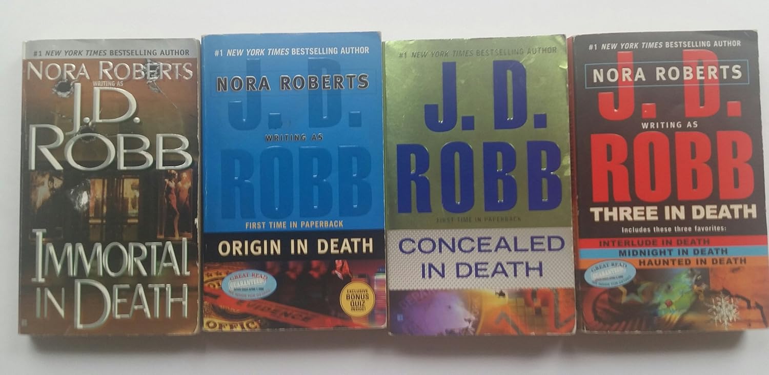 J.D. Robb In Death Series 4 Book Set (Various Titles): J D Robb, Nora ...