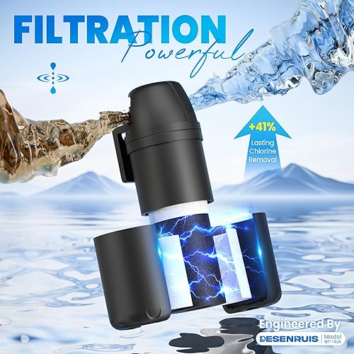 Miniatura 5 de Filtro de agua para debajo del fregadero, filtro de agua para fregadero de cocina, se conecta directamente bajo el mostrador al grifo de la cocina,