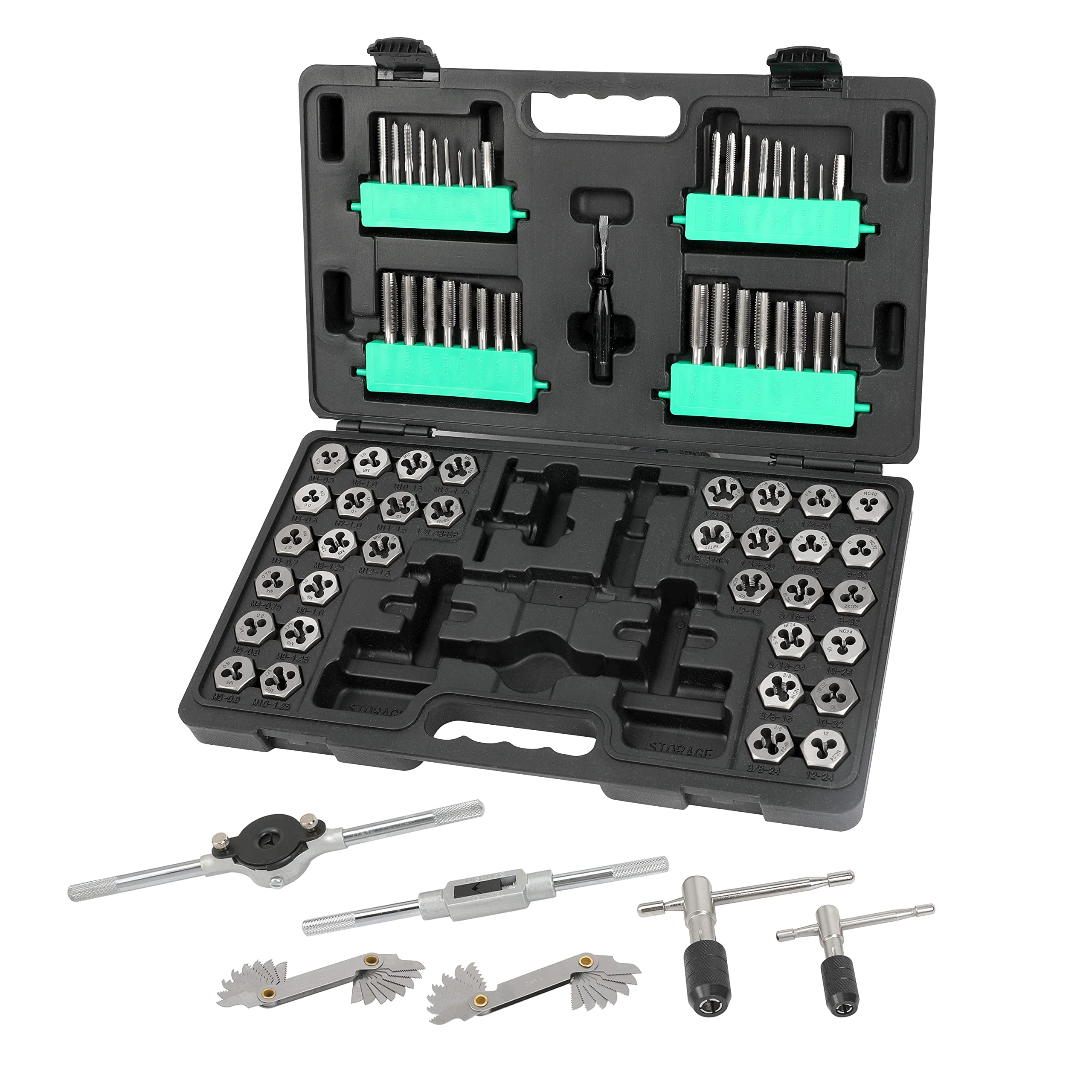 Set Maschi E Filiere Denali 13 Pezzi - Per Filettatura E Fori, Con Custodia - Foto 11