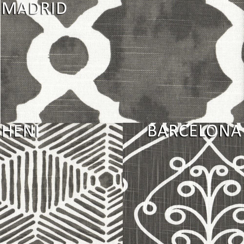 UBERSWEETUBERSWEET® Heni Summerland Gray Contemporary 75 X 72 Inch Cotton Shower Curtain, Lined