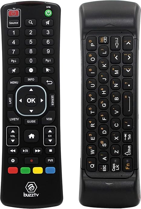 BuzzTV ARQ-100 Wireless Air Mouse Keyboard Remote for Buzz TV Android ...