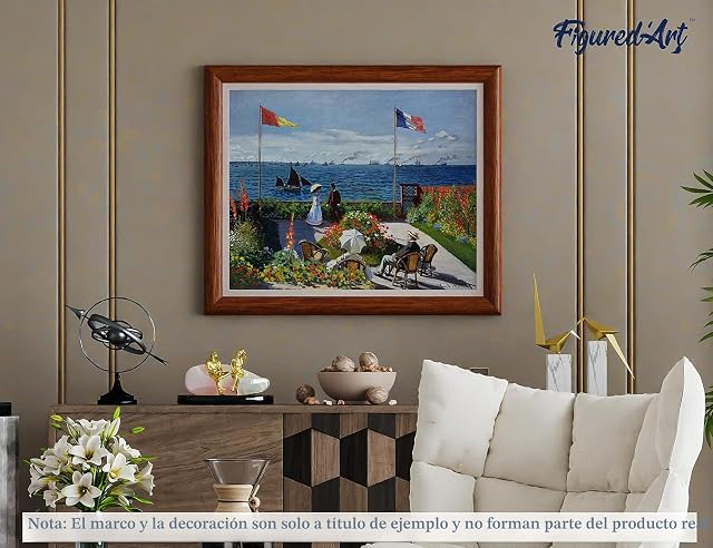 Foto 4 de 8 de Figured'Art Pintar por Numeros Adultos con marco La terraza en Sainte -adresse - Monet