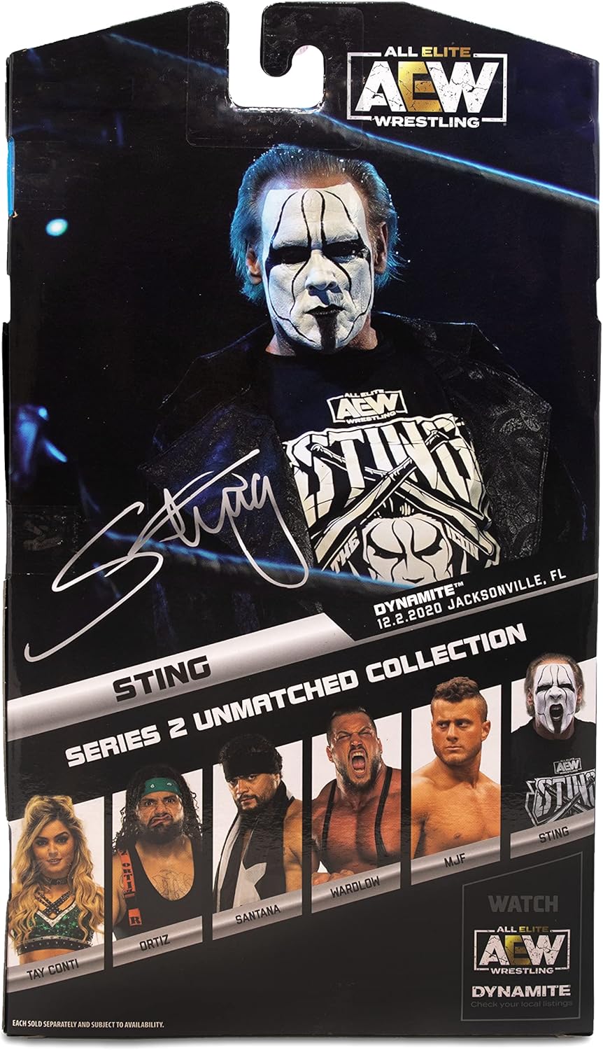 All Elite Wrestling - 6-Inch Sting Figure with Accessories - AEW Unmatched Collection Series 2 - Luminaries