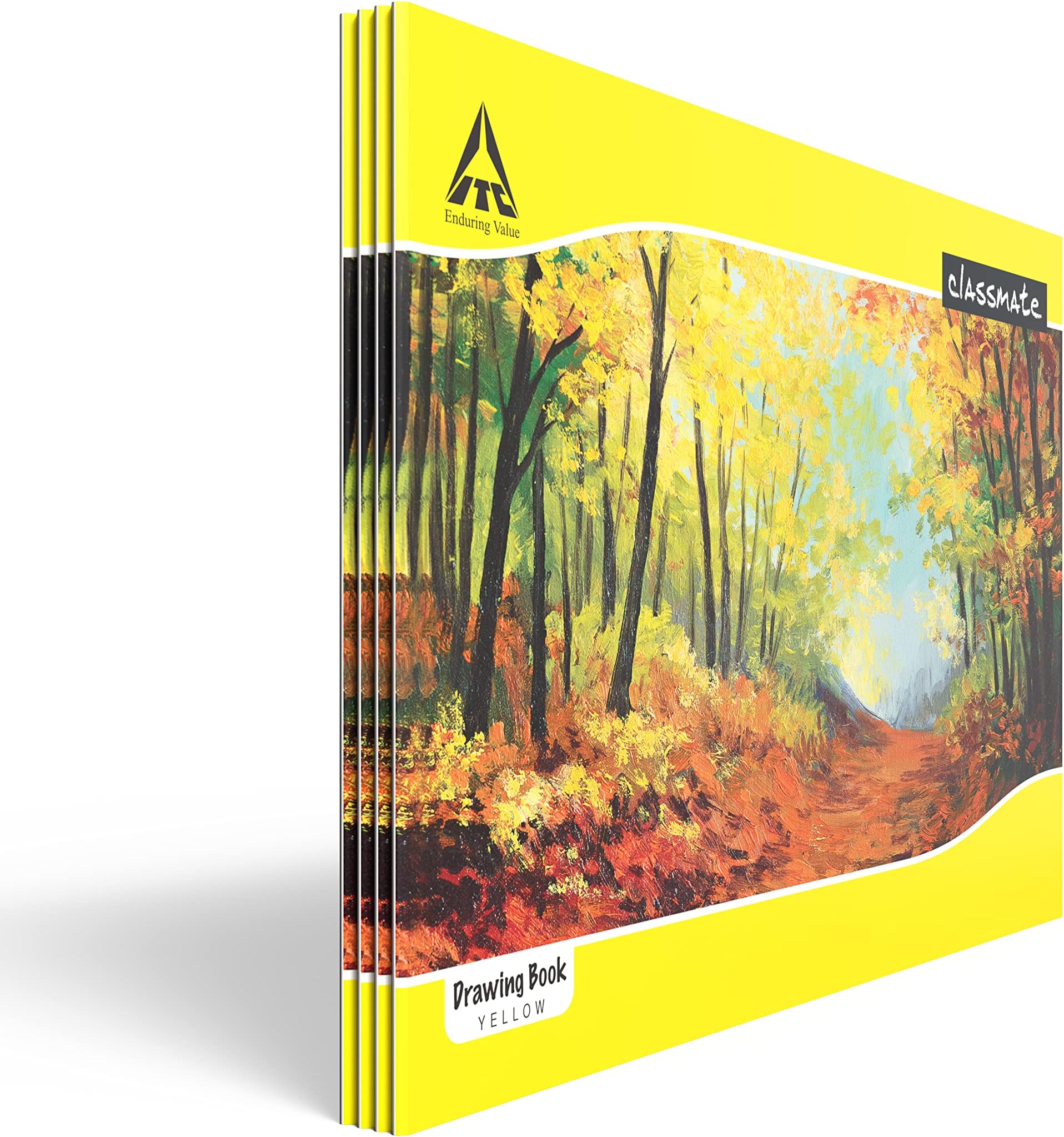 Classmate Drawing Book - Unruled, 40 Pages, 210 mm x 297 mm - Pack Of 4
