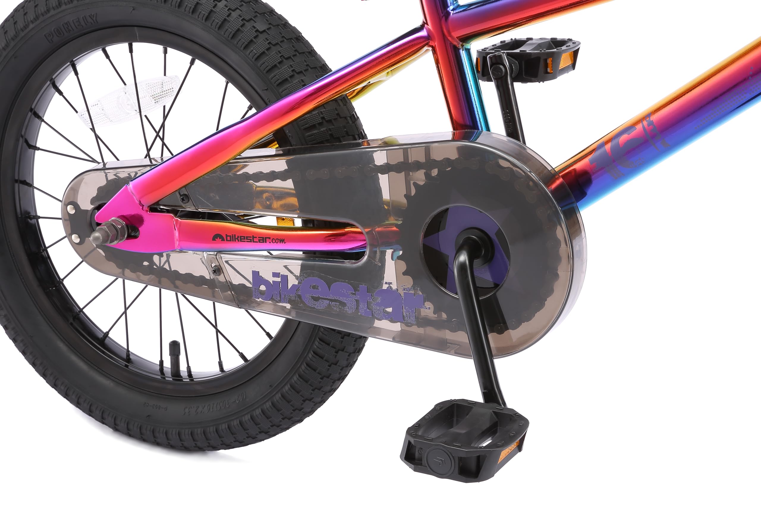BIKESTAR Vélo Enfant pour Garcons et Filles de 4-5 Ans | Bicyclette Enfant 16 Pouces BMX avec Freins