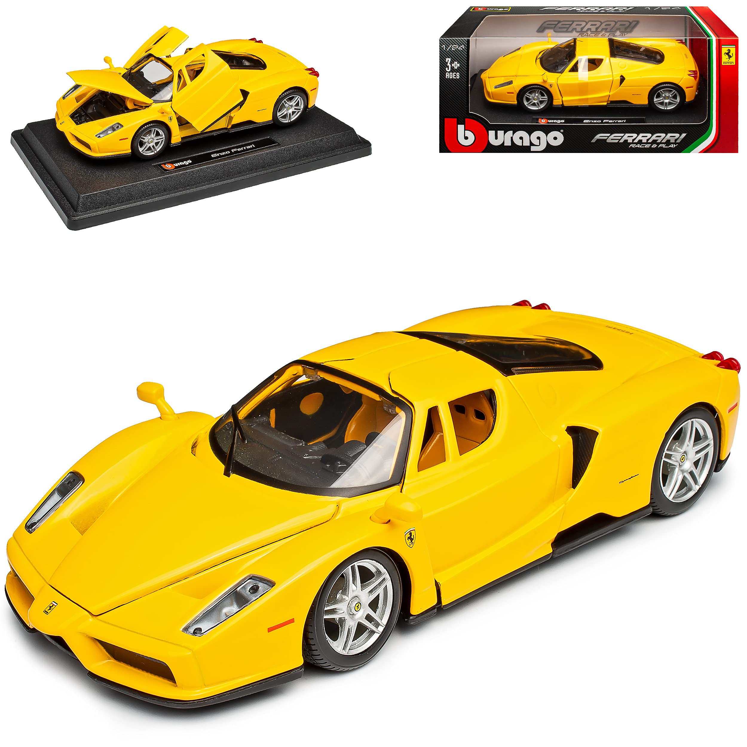 alles-meine.de GmbH Ferrari Enzo Ferrari Coupe Gelb 2002-2004 1/24 
