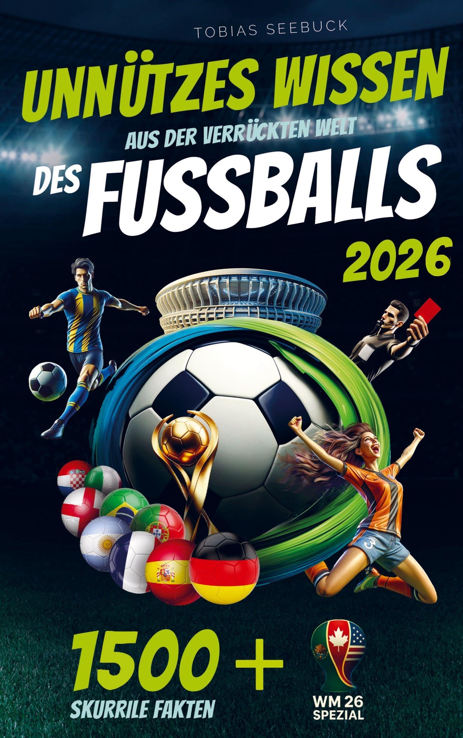 Unnützes Wissen aus der verrückten Welt des Fussballs: 1000 skurrile Fakten, kuriose Sprüche, Skandale, Pannen u.v.m. aus der Bundesliga und darüber hinaus. Inkl. Fragespiel für 2-6 Personen