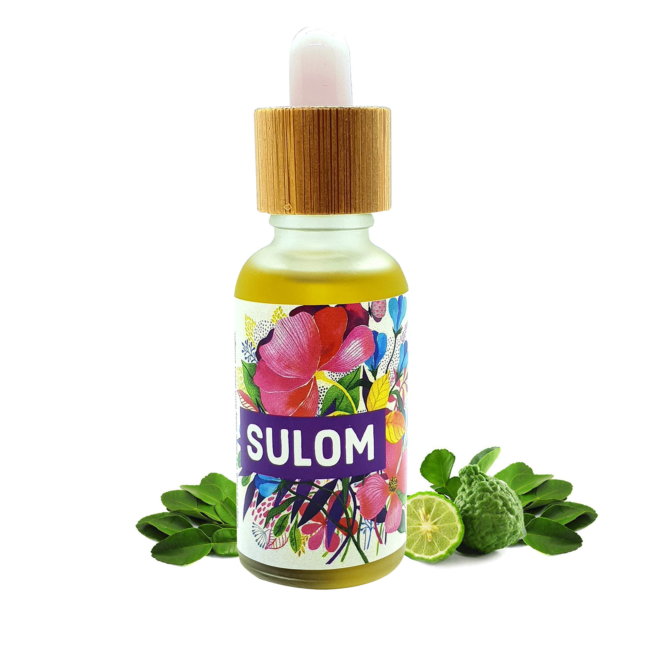 Kaffir Lime Leaves Infused Handmade Natural Hair Oil | Vegan | No Chemicals | No Preservatives | 30ml | SULOM