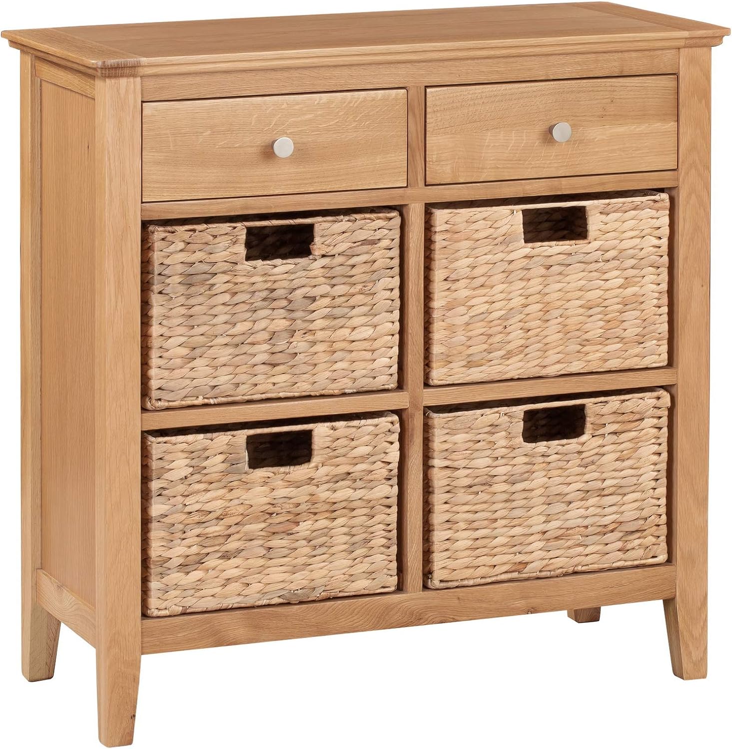 Hallowood Furniture Hereford Storage Sideboard In Light Oak Finish