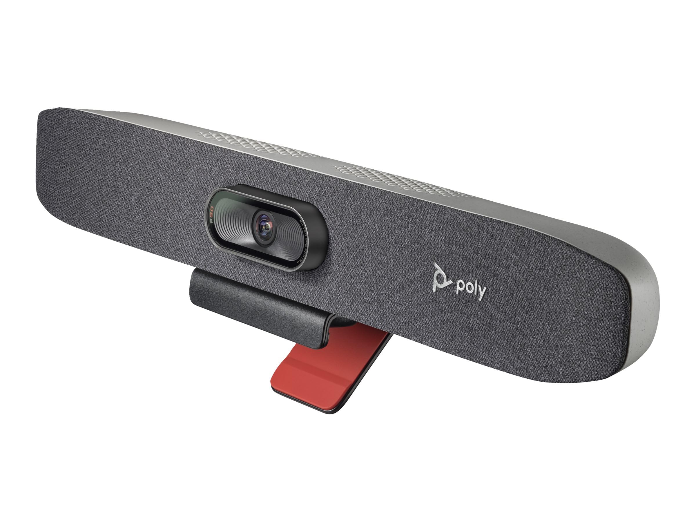 Poly Studio R30 – 4K-Videokonferenzsystem (Plantronics) – Kamera, Mikrofon & Lautsprecher für kleine Räume – Moderatoren-Tracking, NoiseBlockAI, Sprecher-Framing – Plug & Play, Kompatibel: Teams, Zoom