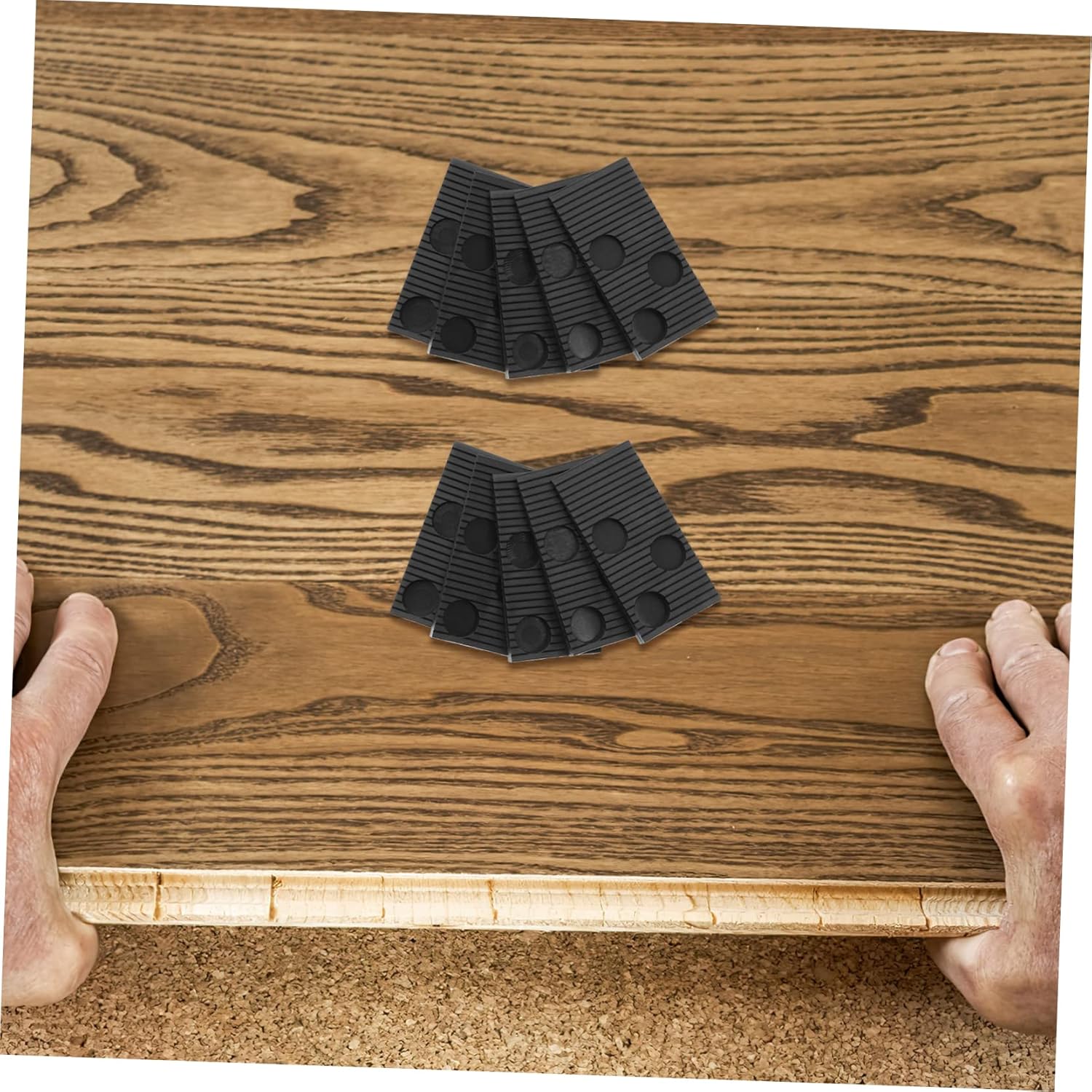 1set Wood Flooring Installation Tools Heavy Duty Pull Bar Tapping Block Spacers for Vinyl Laminate and Hardwood Flooring Projects