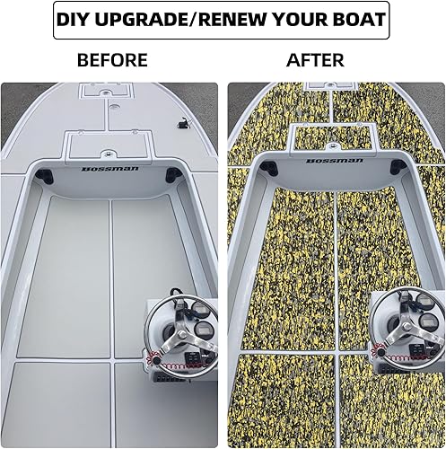 Miniatura 7 de Suelo de lancha de espuma EVA para lancha, cubierta de lancha, diseño de camuflaje, tapete autoadhesivo para lancha de lancha, caravana, yate,