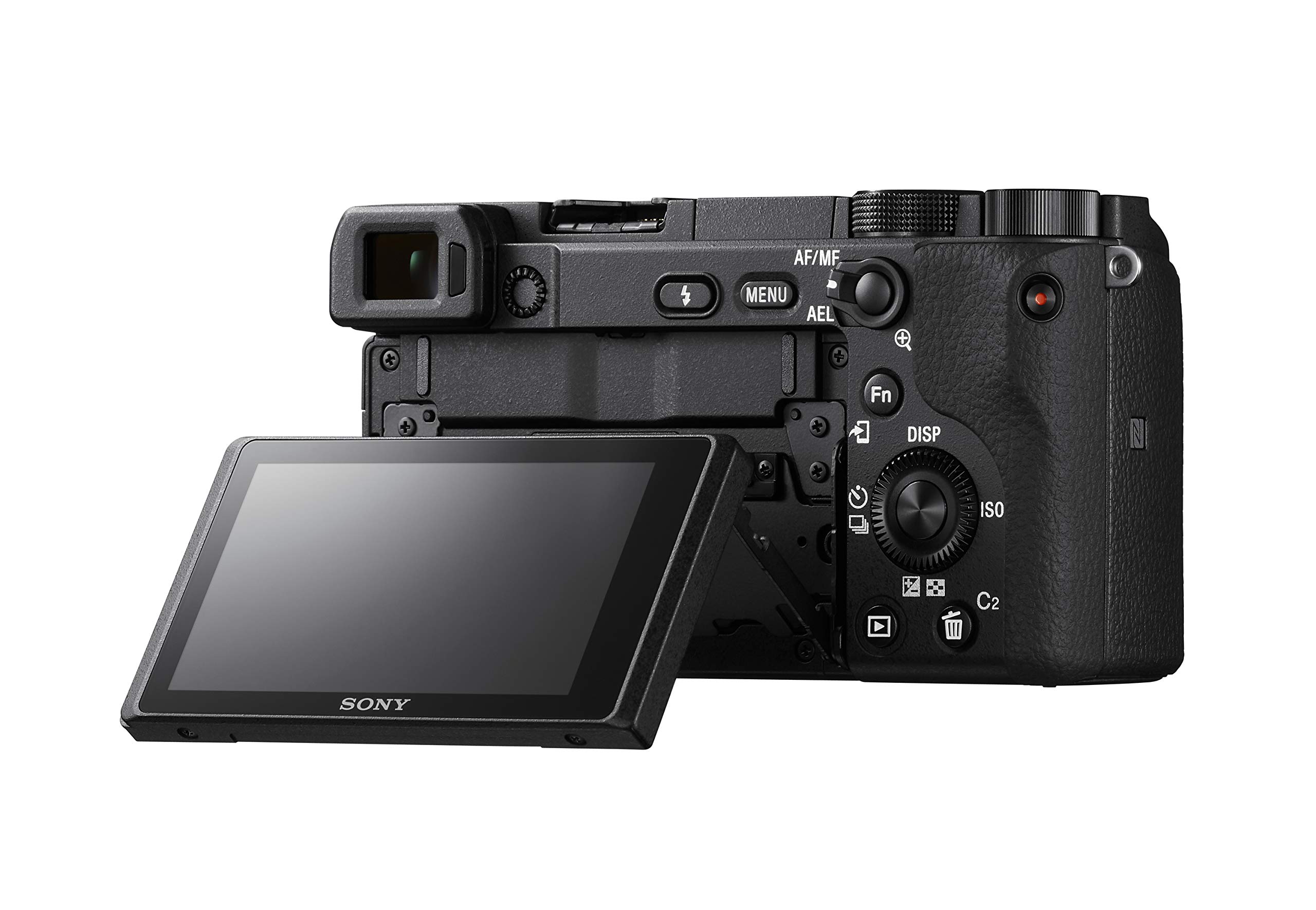 Sony Alpha 6400 cámara mirrorless (APS-C) con objetivo 16-50mm f/3.5-5.6, 24.2MP, grabación en 4K, enfoque automático 0.02s y pantalla inclinable, ideal para creadores de contenido y vlogs