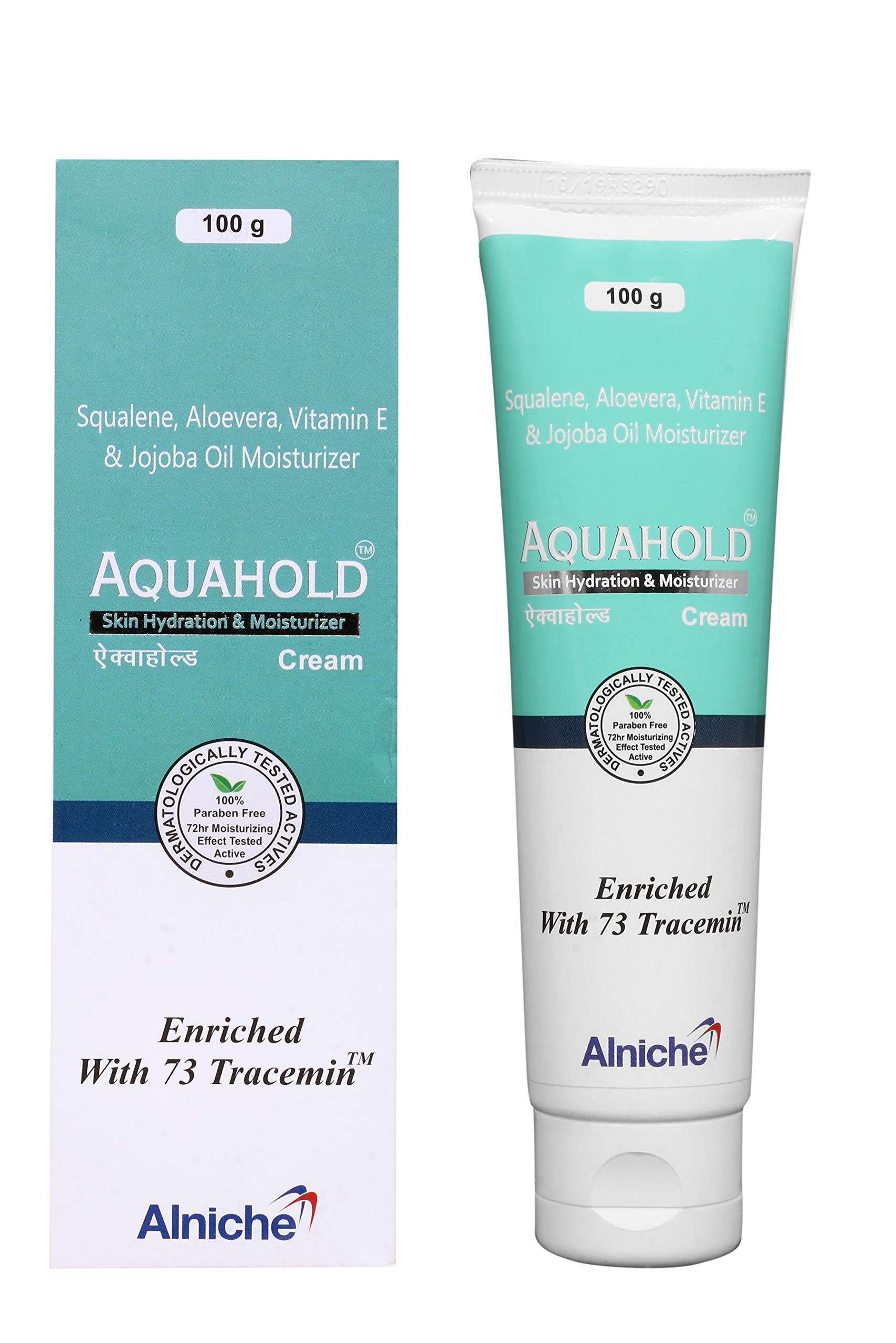 THE 9192AQUAHOLD Skin Hydration Body Moisturizer Cream Aloevera, Vitamin-E Moisturizing Cream(100 GR) (1)