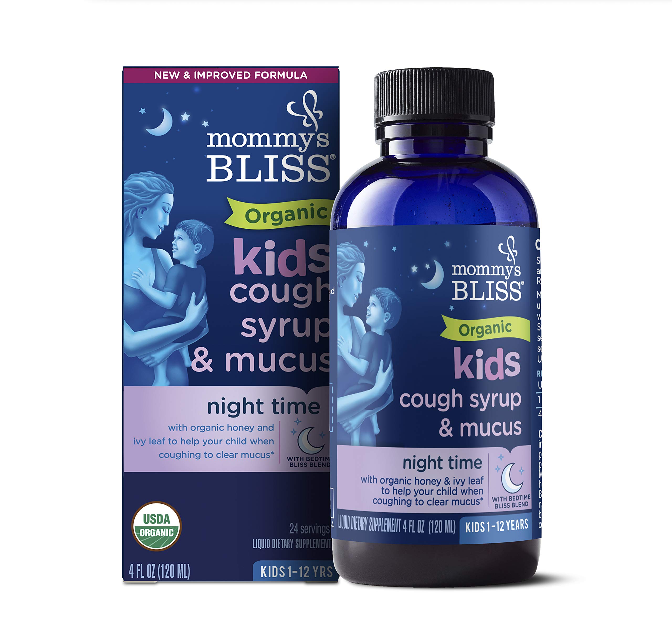 Mommy's Bliss Organic Baby Cough Syrup And Mucus Immunity Support
