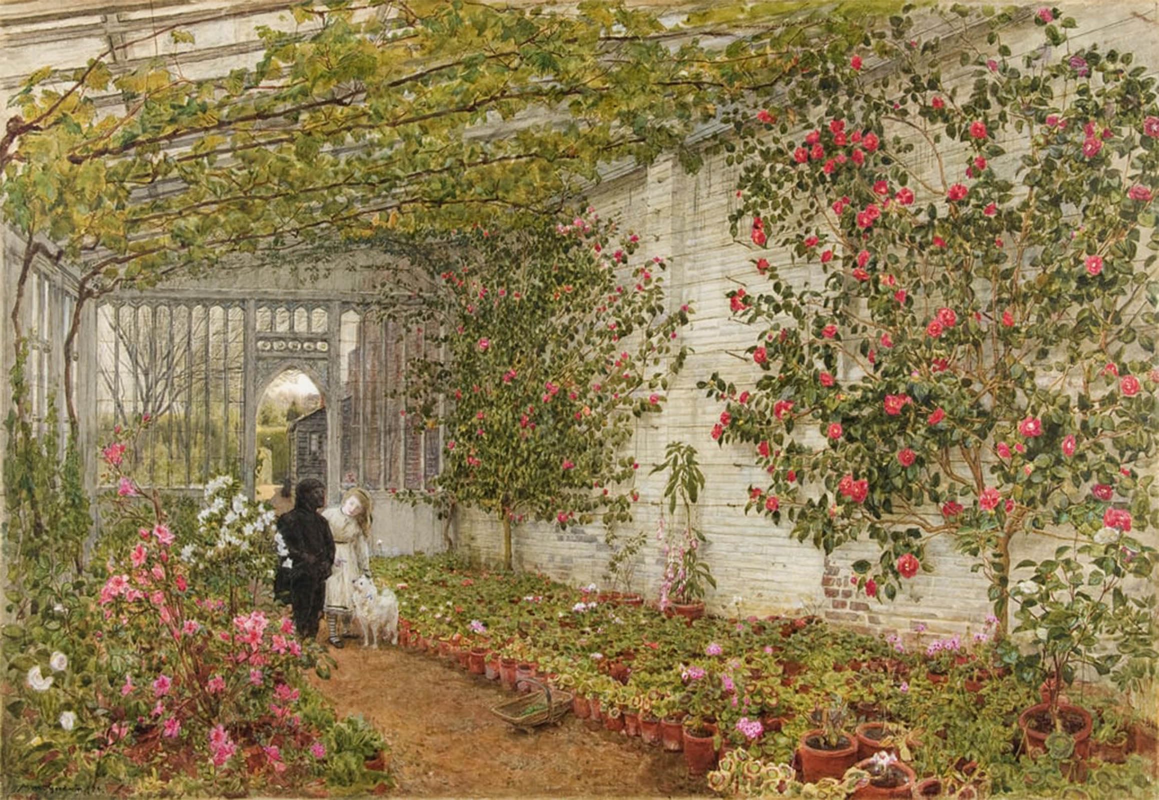 Cuadro de lienzo de Albert Goodwin SERENDIPITP pintura decorativa para el hogar de 60x90cm 5