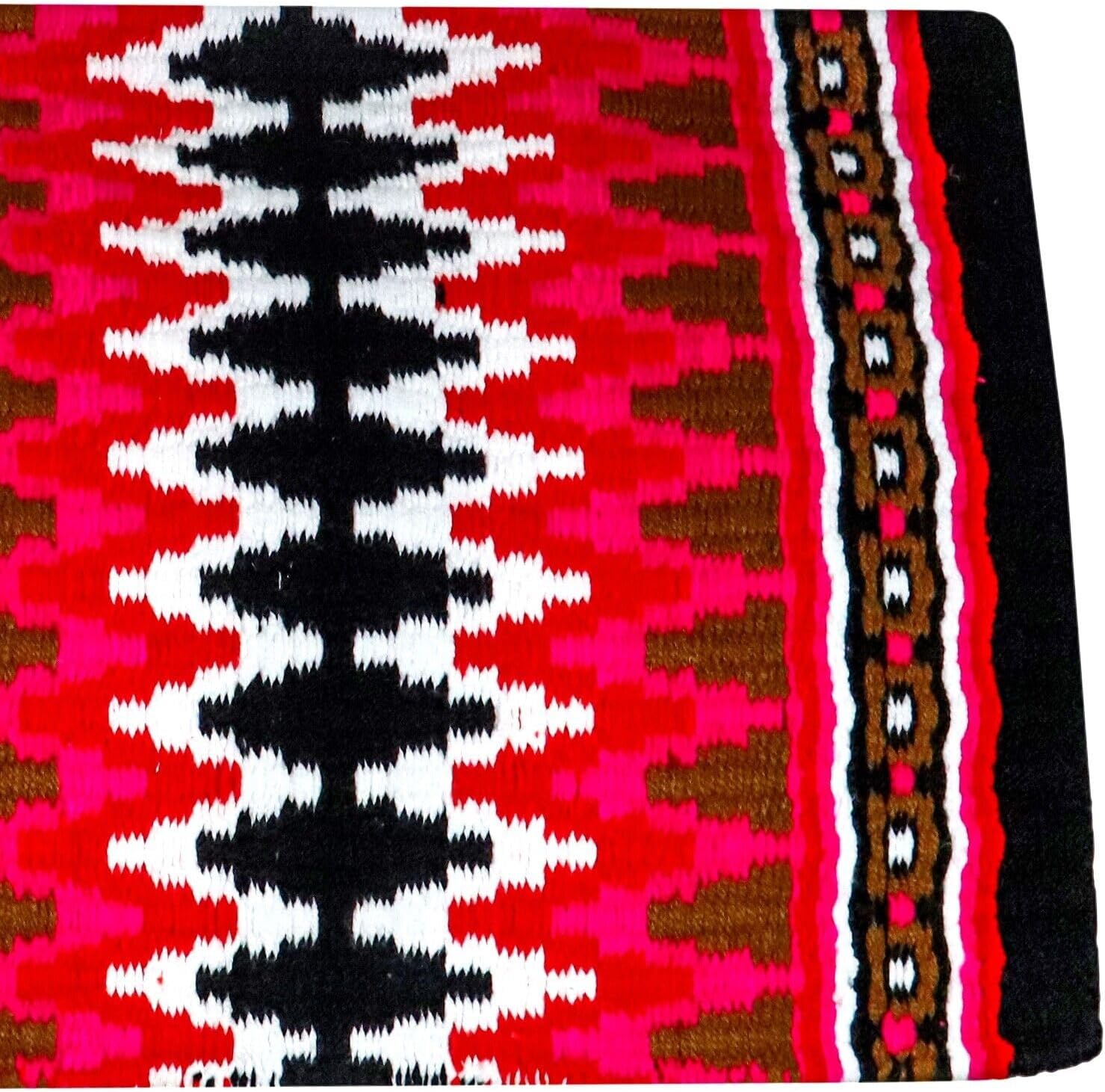 Western Ranch Horse Saddle Blanket New Zealand Wool Western Design Handmade Saddle Blanket Top Wool Pad Sensor Flex (Customization Available) ZB-031