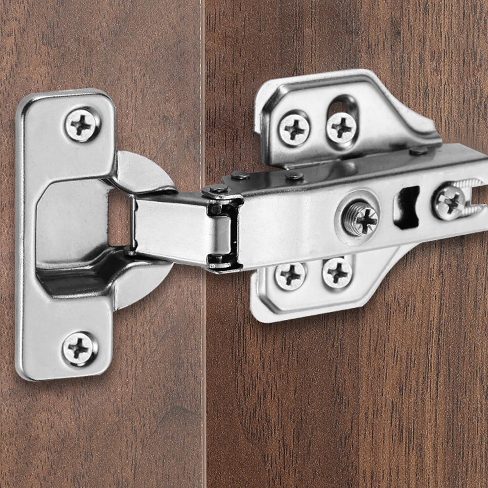 2 PCS Cabinet Hinges Kitchen Cupboard Hinges Full Overlay Door Hinges for Cabinet Door Wardrobe - Image 2