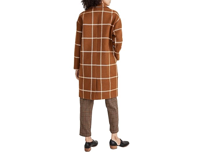 Windowpane elmcourt coat in insuluxe fabric Clearance