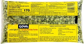 Goya Foods Green Split Peas, Dry, 16 Ounce (Pack of 24)