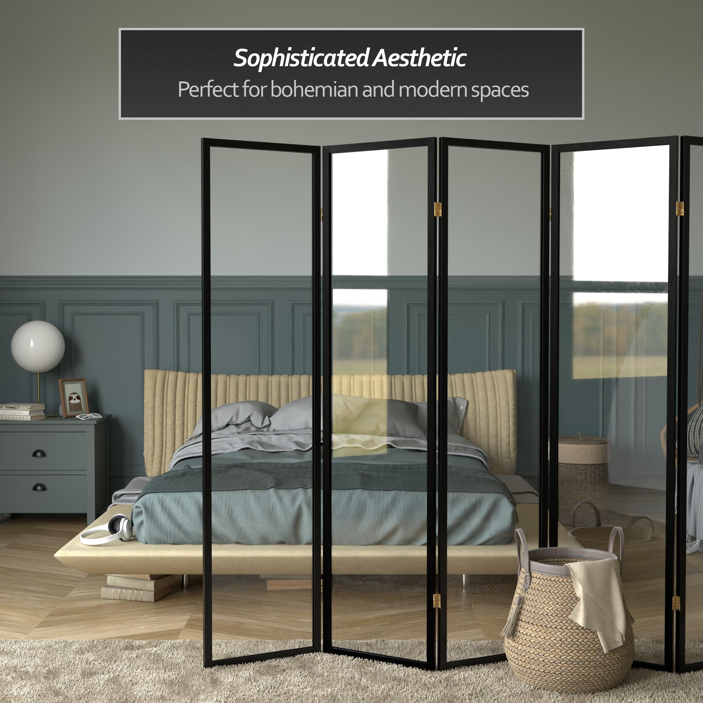 Amazon.com: Red Lantern 6 ft. Tall Clear Plastic Partition Black 5