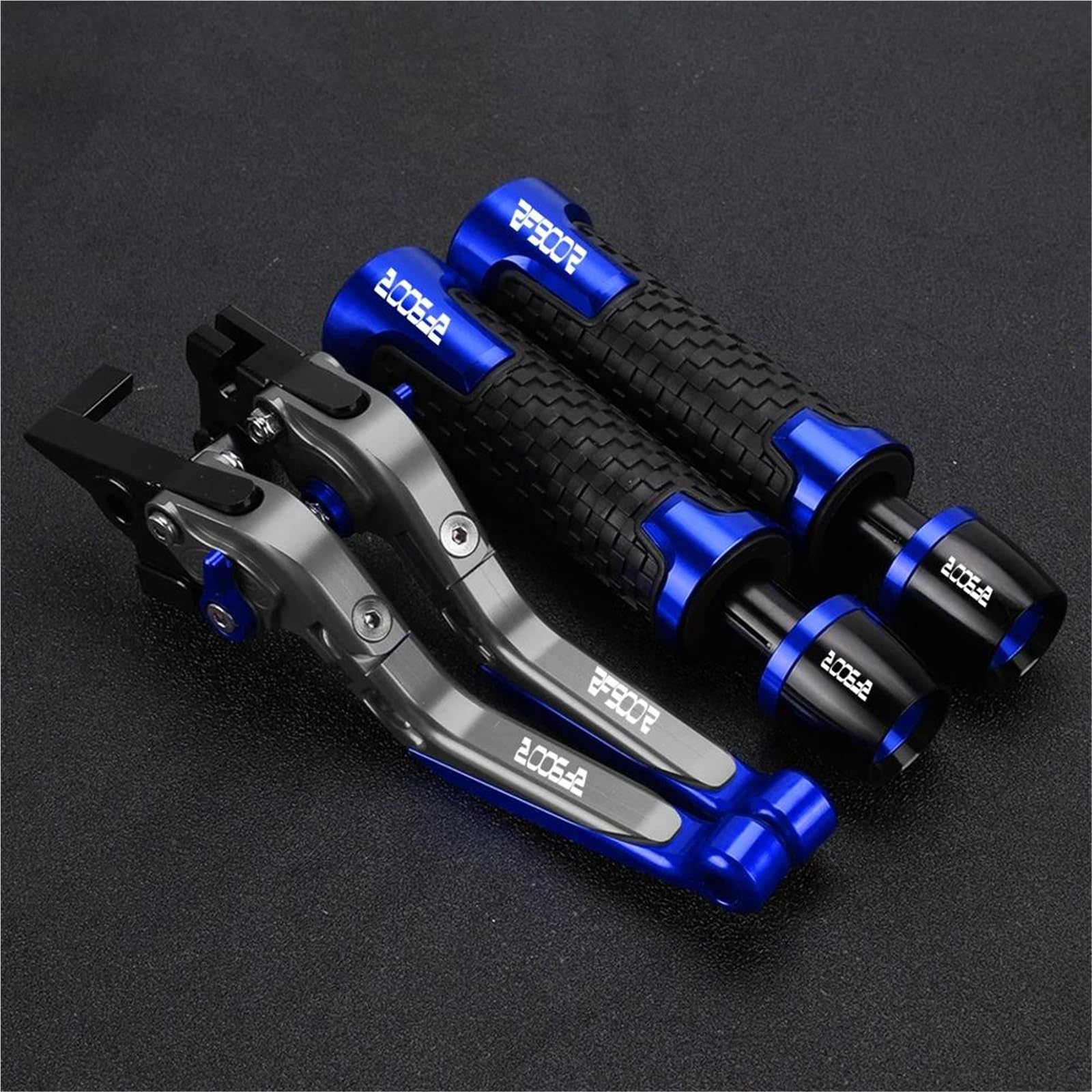 TGVSELPJ Motorcycle Part Motorcycle Handle Bar Extendable Folding Brake Clutch Lever Handlebar for Suzuki RF900R RF 900R RF900 R 1994-1997(Blue)