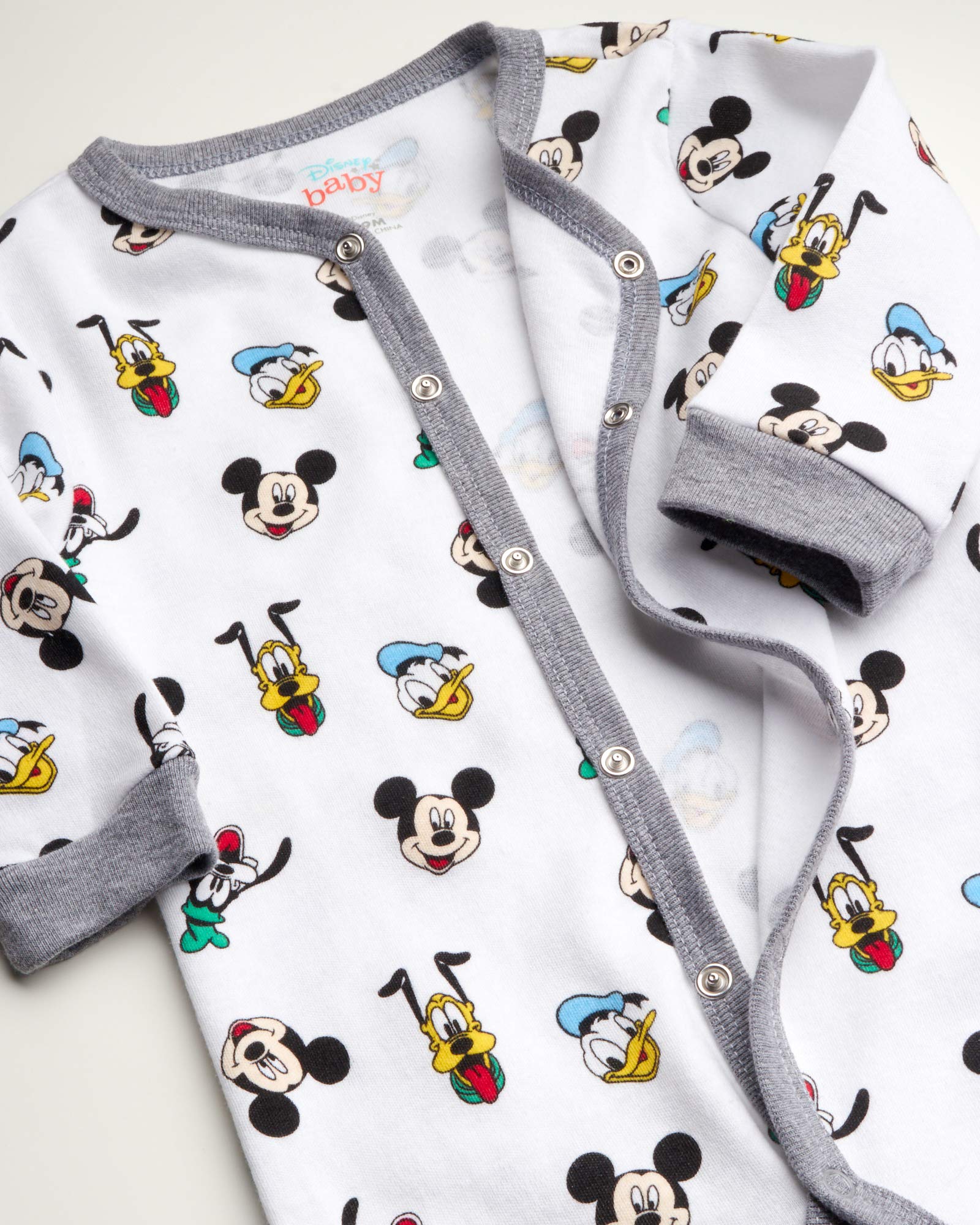 Disney Mameluco para bebé de Mickey & Friends 'Sleep N' Play – Body de pijama Footie (recién nacido/bebé)