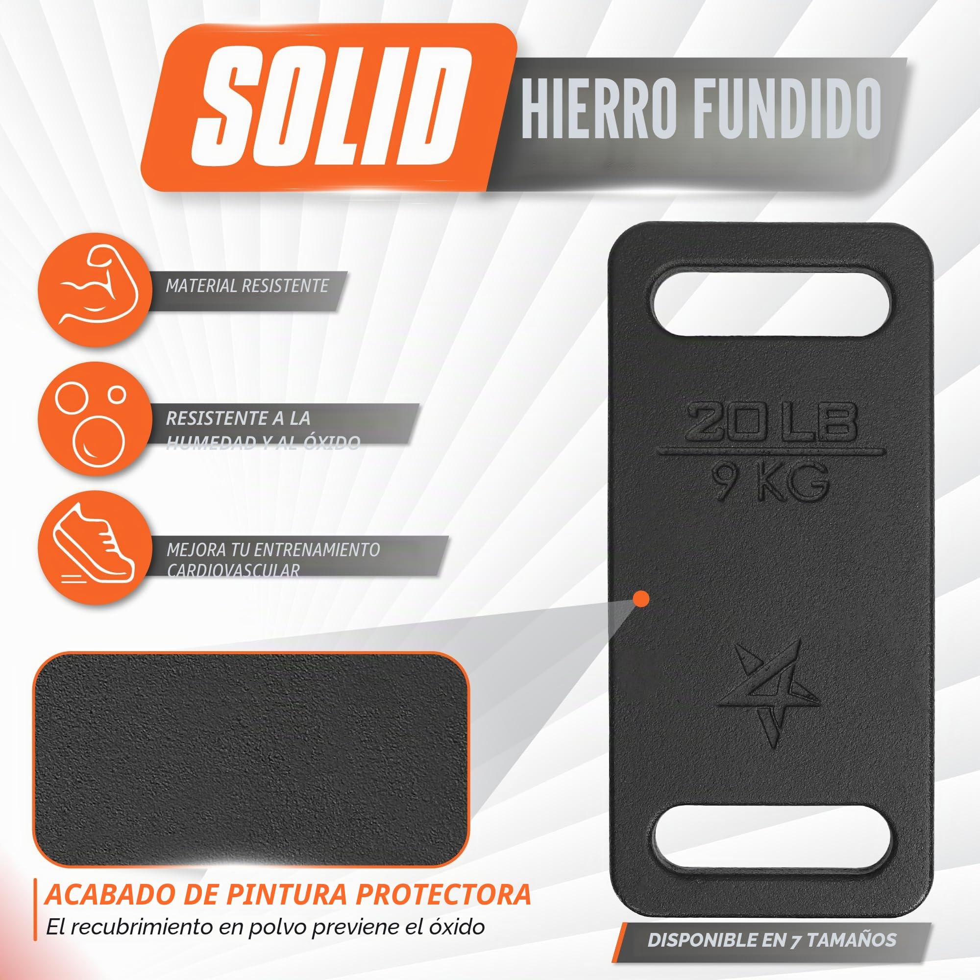 Yes4All Plaque de musculation réglable avec sangles pour le rucking, les balançoires, les squats et la musculation, 9 kg avec sangles