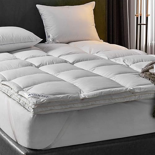 Miniatura 3 de HGOOSE - Cama de plumas húngara superior de plumón - California King
