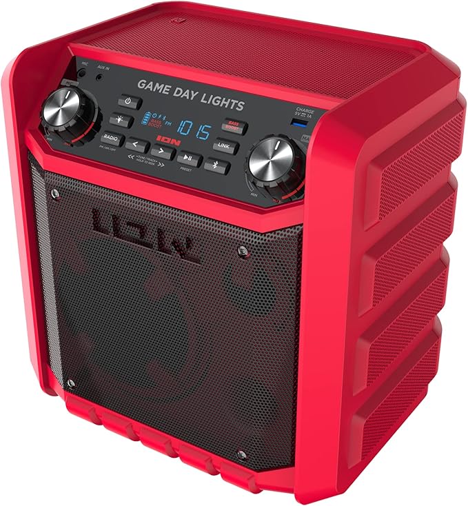 Red ion bluetooth speaker Clearance