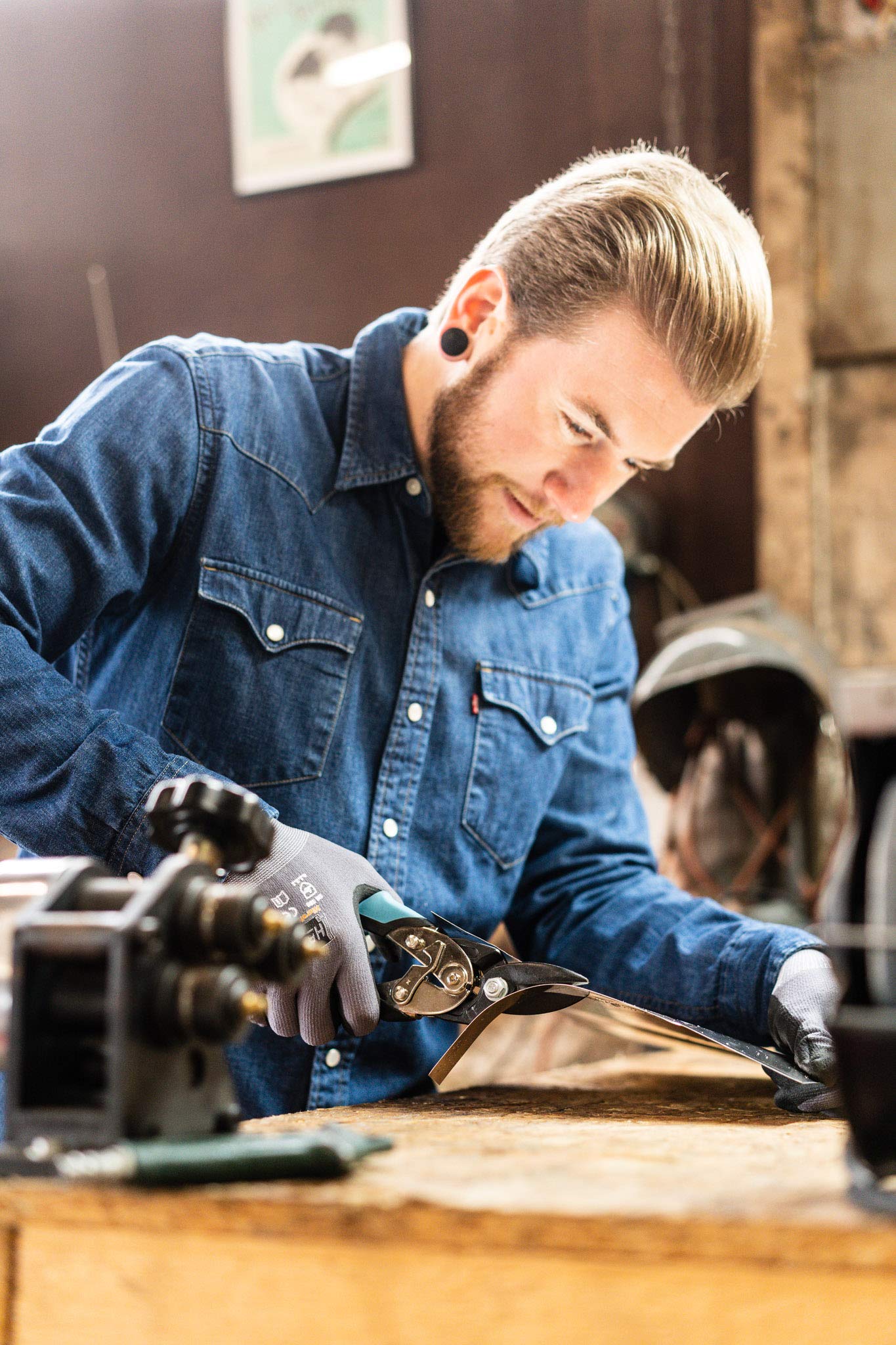 Hazet 1961L-1 Cesoia Per Lamiere Auto - Taglio Professionale Per Carrozzieri - Foto 2