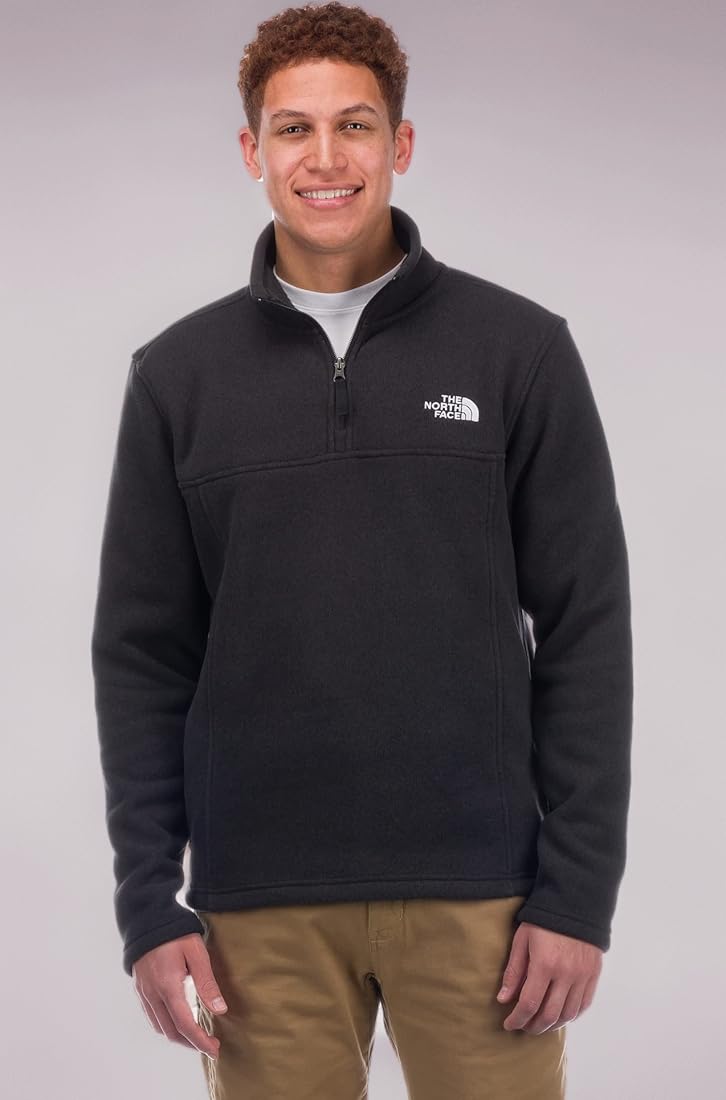 The North Face Men's Tsillan Quarter Zip Sweatshirt, Tnf Black