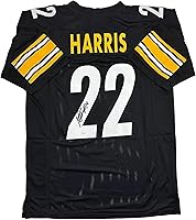 Vista 1 de Camiseta de fútbol negro de Najee Harris autografiada/firmada Pittsburgh JSA COA