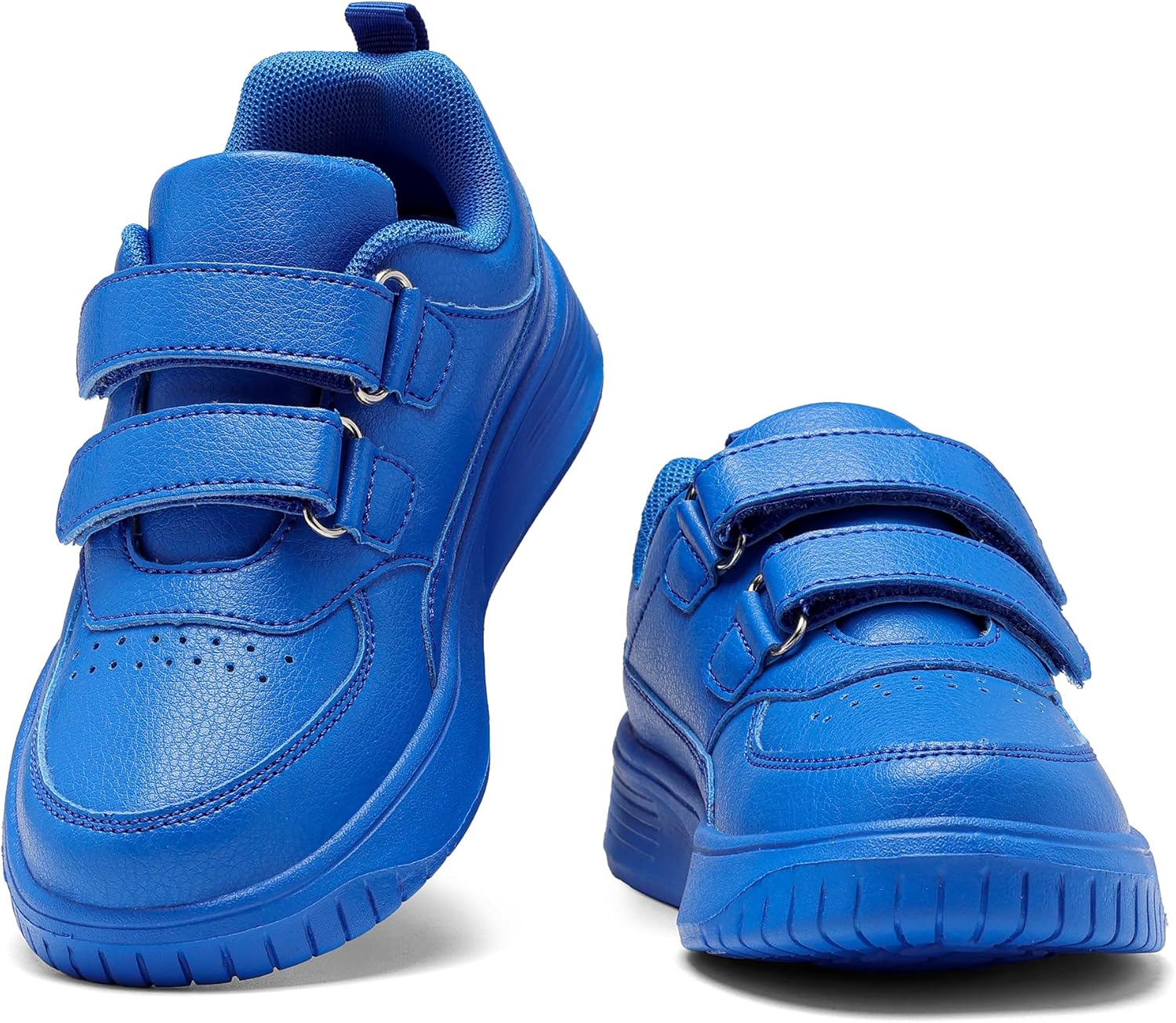 DSWED Unisex-Child Leather Lightweight Breathable Knit Athletic Running Sneakers for Kids Shoes for Boys Girls - Image 6