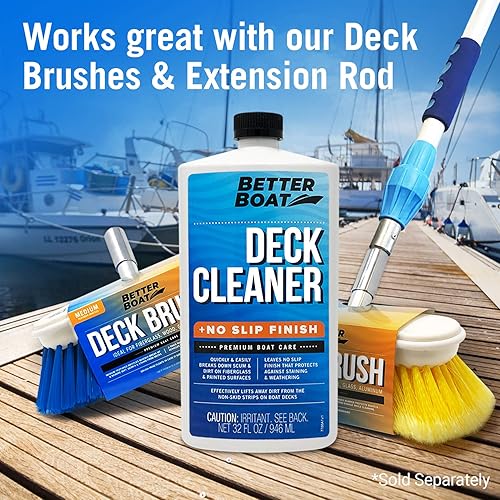 Miniatura 6 de Boat Non Skid Cleaner Deck Cleaner for Boat Wash Soap Marine Grade Fiberglass Aluminum Boat Cleaner to Clean Anti Stick Surface, Plastic, Vinyl,