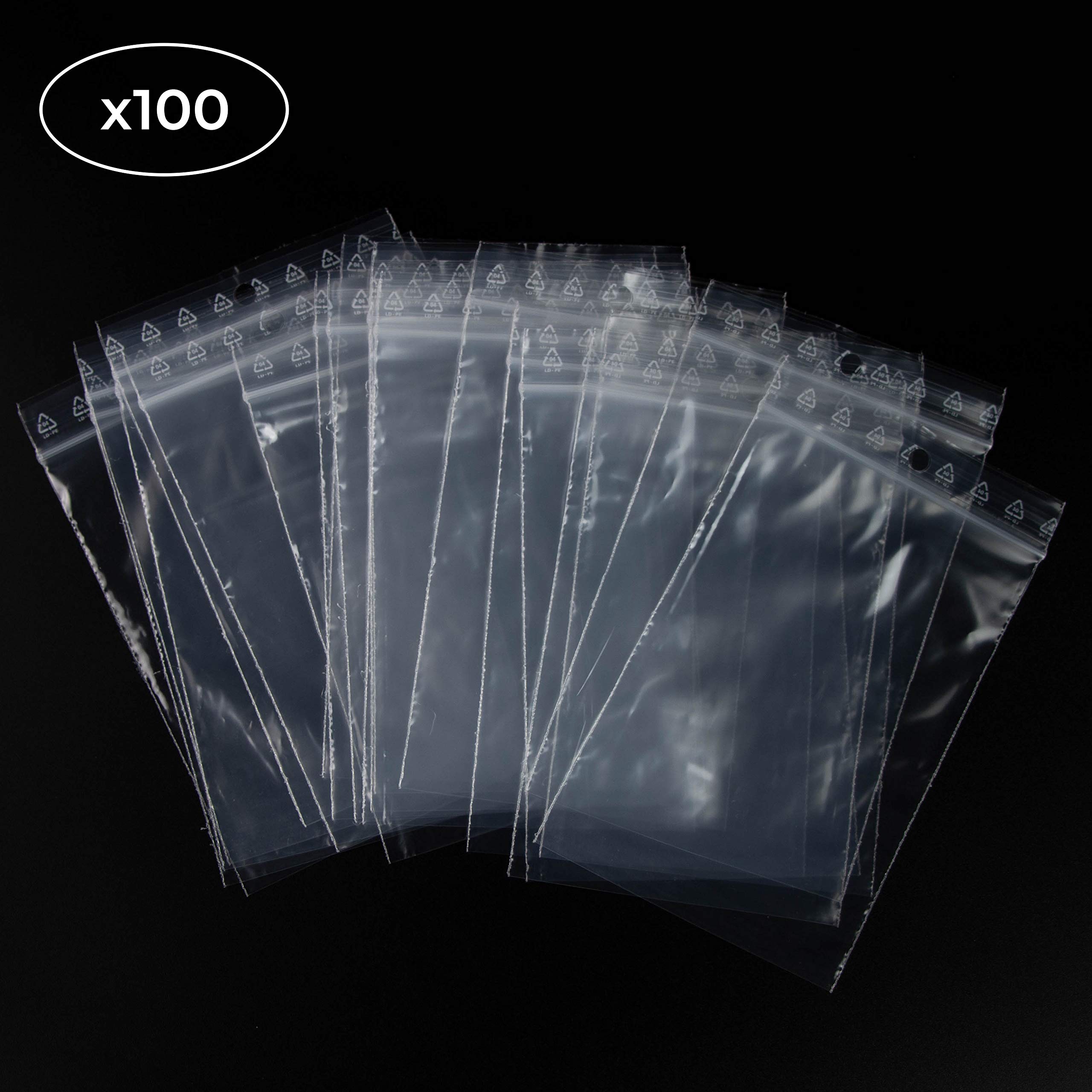 MONOUSO - Sacchetti Di Polietilene Senza Chiusura 8x12cm G100 (100 - Foto 7