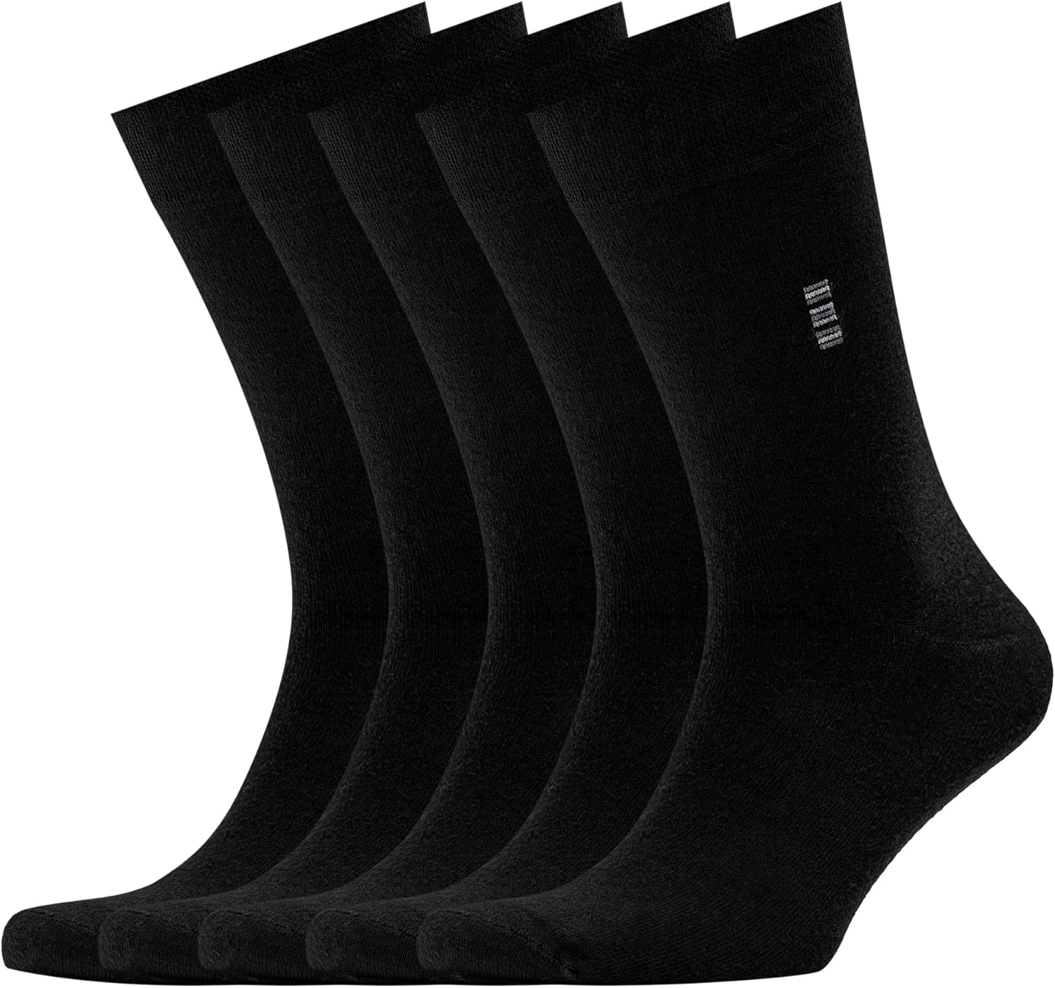 VRD Mens Dress Socks Bamboo Rayon 5-Pack Crew Socks Mid-Calf Length Fits Shoe Size 8-13 Gift Box