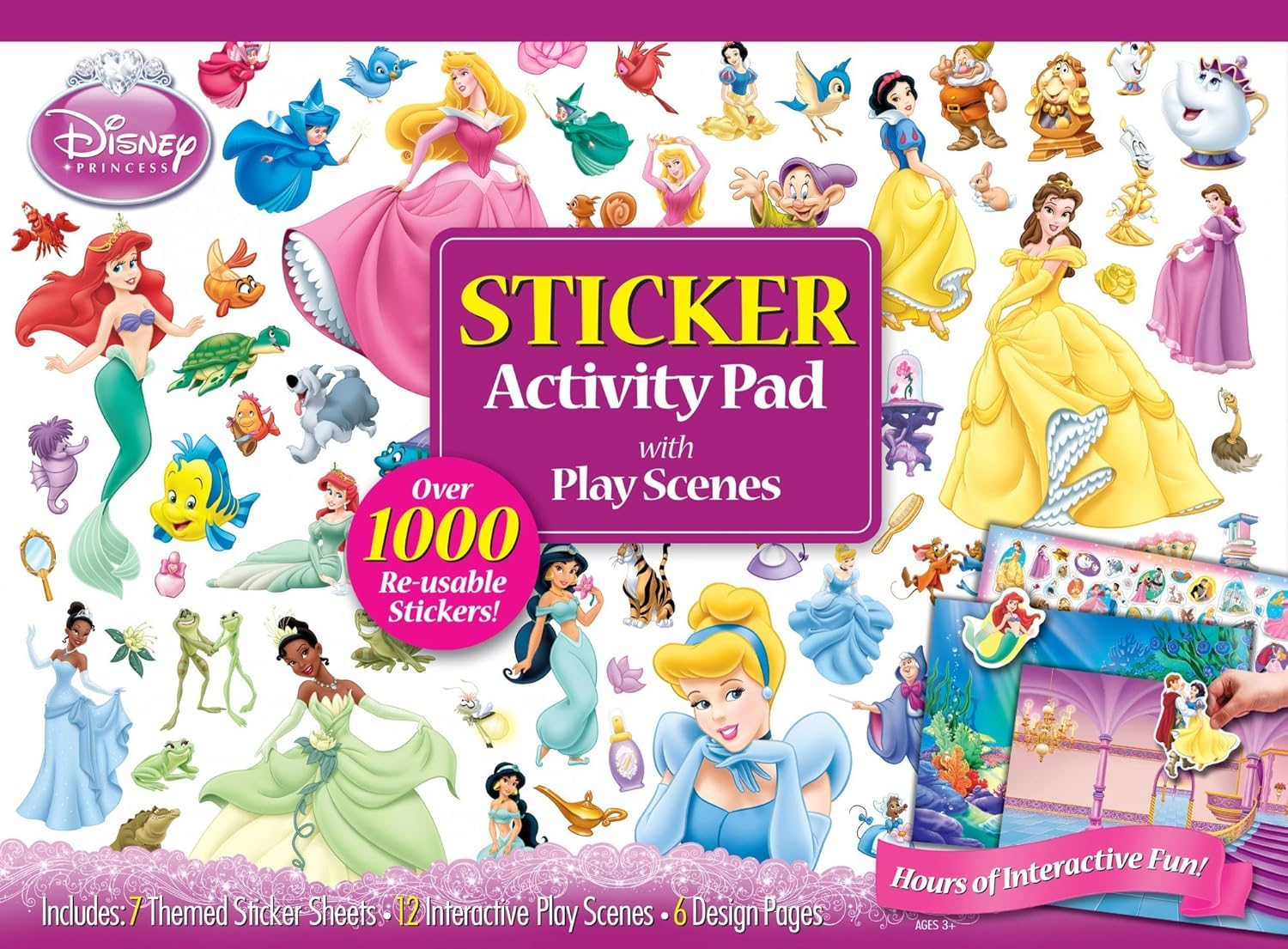 Bendon Disney Princess Ultimate Sticker Activity Pad