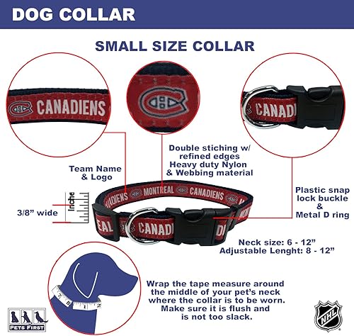Miniatura 12 de Pets First Collar NHL para perros y gatos. Ajustable, lindo y elegante. ¡El mejor collar para fanáticos del hockey! Anaheim Ducks