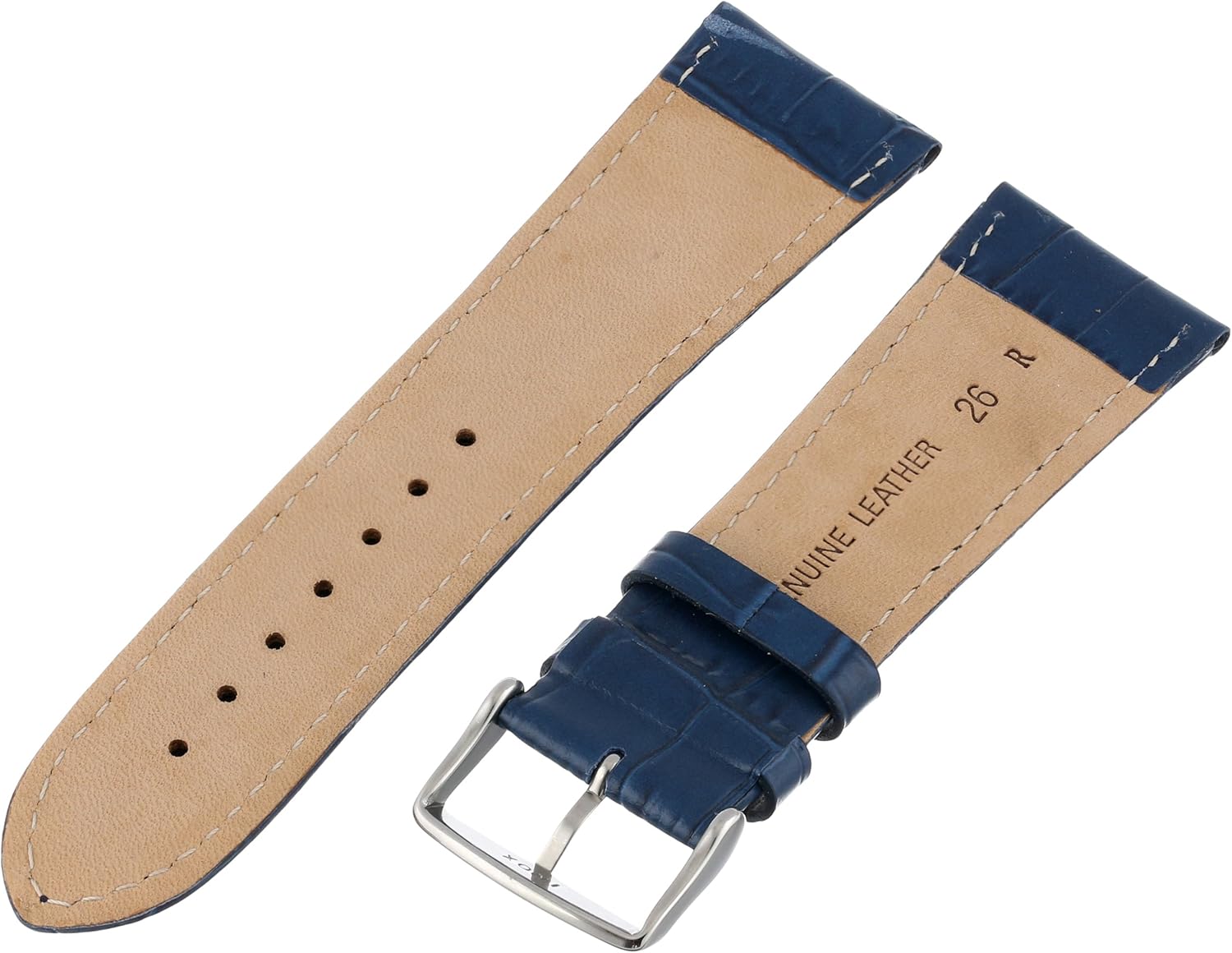 Hadley-Roma Men's Leather Watch Strap (Model: MSM898RA-180)