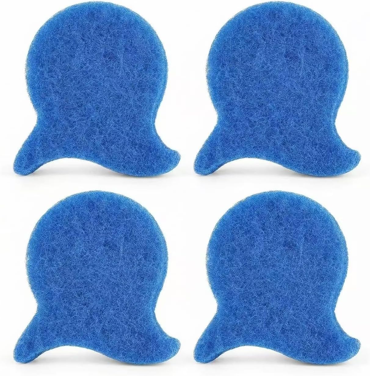 4 PCS Pet Hair Remover for Laundry – Effectively Removes Fur, Lint & Dander – Reusable, Eco-Friendly Laundry Pet Hair Catcher – Gentle on Clothes, Protects Machine, Easy to Use & Clean (Blue)