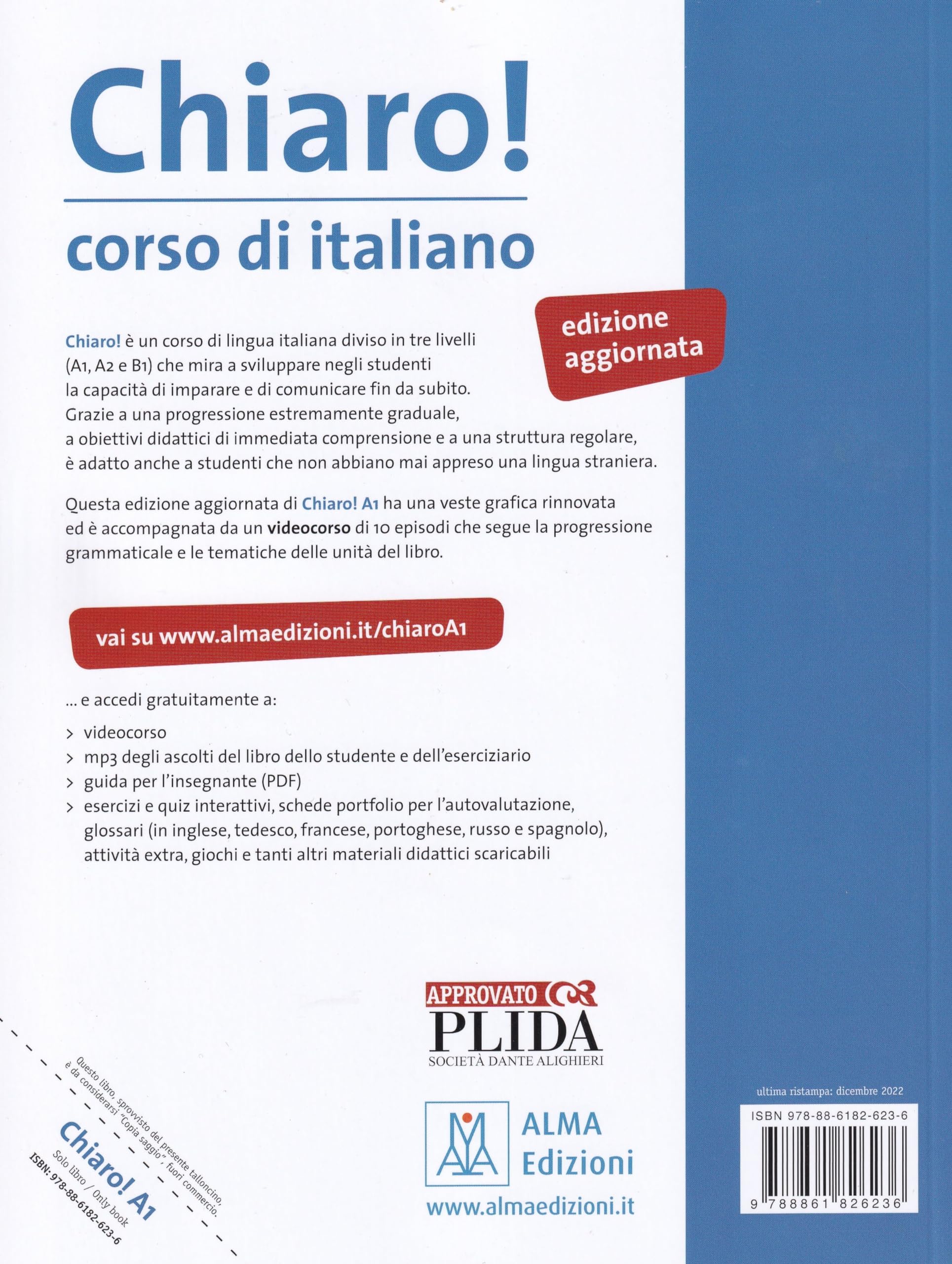 Chiaro! A1. Con aggiornamento online: Libro + audio e video online A1. Edizione aggiornata